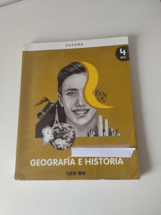 Libro de 4 Eso de geografía e historia