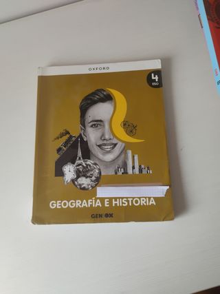 Libro de 4 Eso de geografía e historia