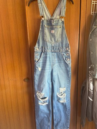 Peto vaquero azul talla S