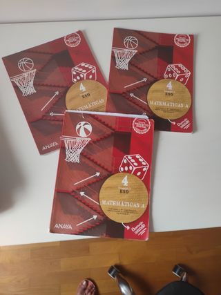 Libros de matemáticas de 4 Eso