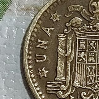 Moneda 1 Peseta Franco 1966