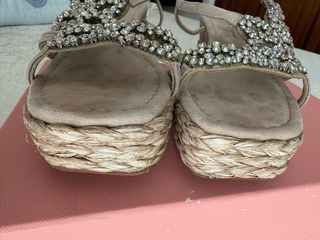 Sandalias Alma en Pena beige
