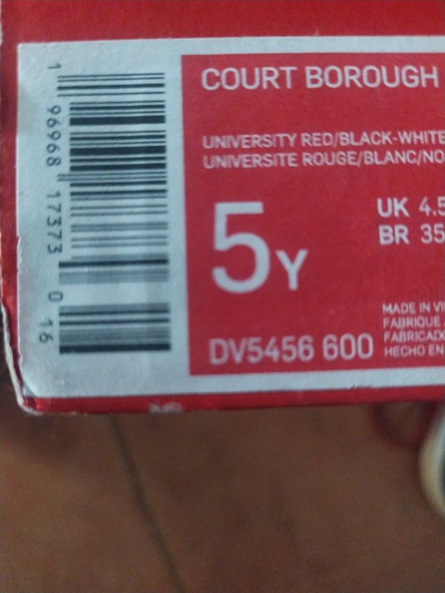 Scarpe Nike bimbo - nere e rosse, 37.5