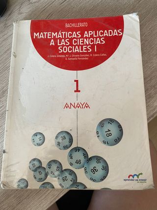 Matemáticas aplicadas a las Ciencias Sociales I.
