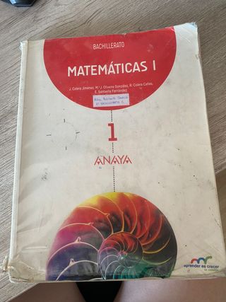 Matemáticas I.