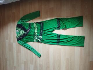 Traje Ninja Verde Niño talla es 8 a 10 años 