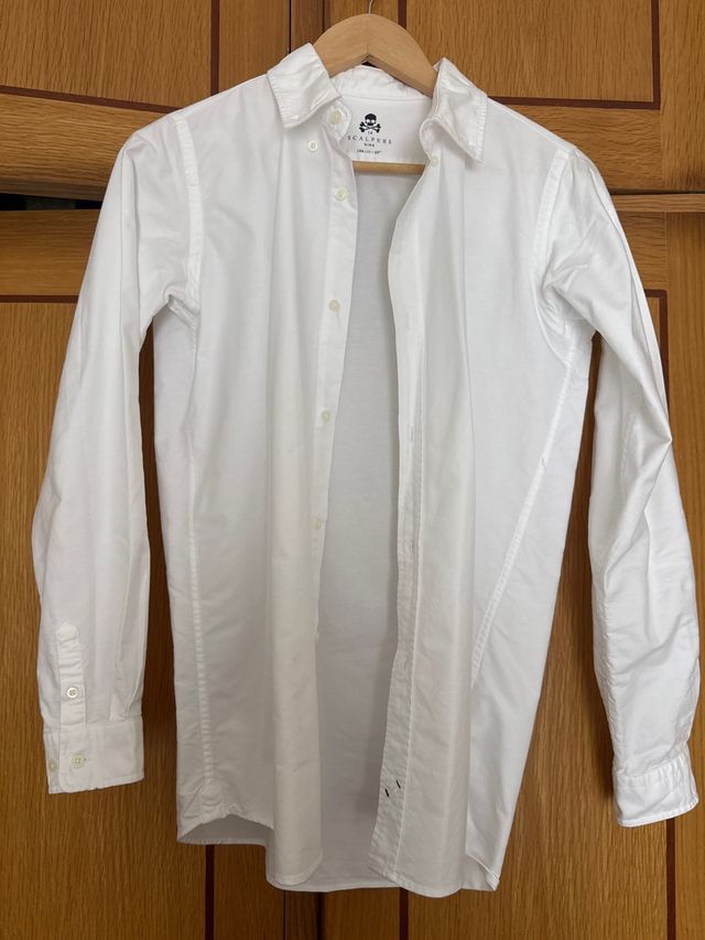 Camisa Scalpers Kids blanca talla 14