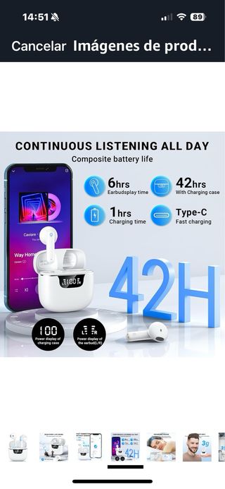 Auriculares inalámbricos Bluetooth 5.4