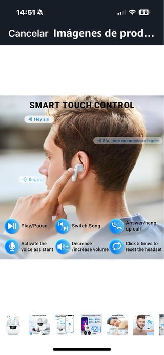 Auriculares inalámbricos Bluetooth 5.4