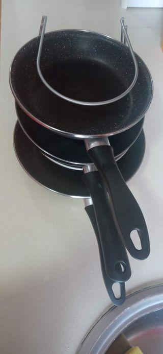 Soporte sartenes y tapas - cocina