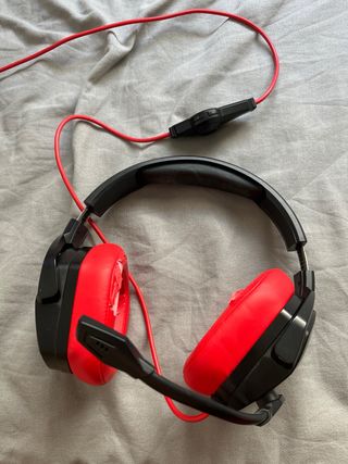 Cascos Gaming Energi Sistem rojos