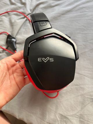 Cascos Gaming Energi Sistem rojos