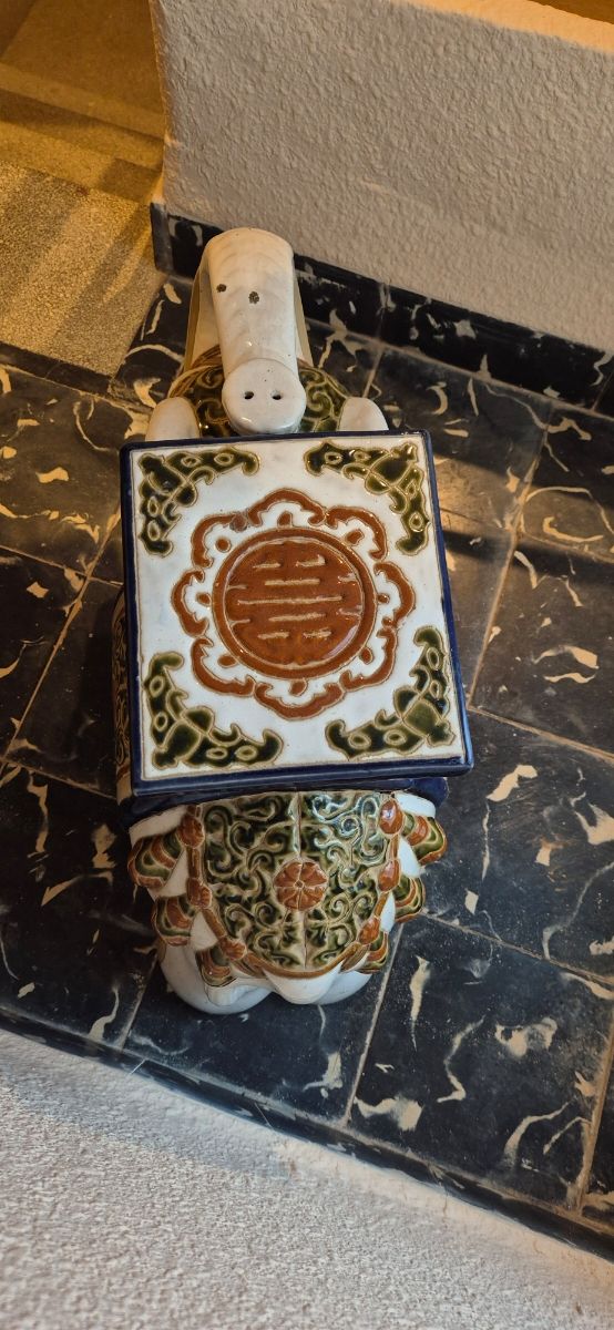 PEANA DE ELEFANTE PORCELANA INDIA