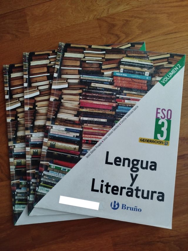 Libro Lengua y Literatura 3 ESO Bruño. 3 volúmenes