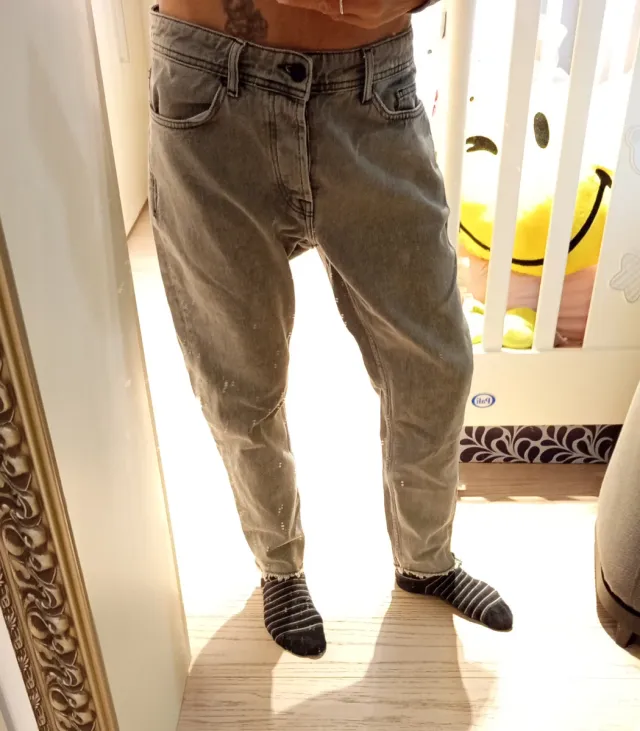 Jeans Only & Sons grigi Antifit Cropped IT42