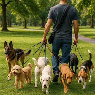 Paseador y cuidador de perros
