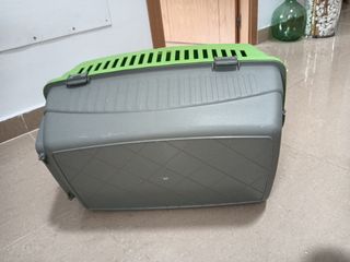 Transportín mascotas - Verde y Gris