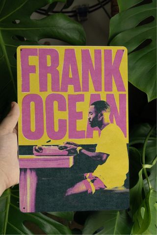 Targa Metallica Frank Ocean