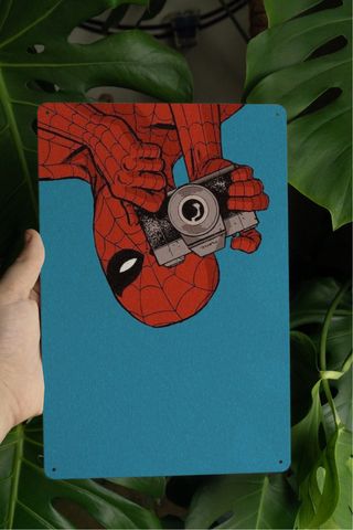 Targa Metallica Spiderman