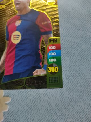 Cromo Adrenalyn XL Balón de Oro de Raphinha.