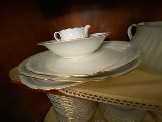 Vajilla porcelana Santa Clara - Dorada