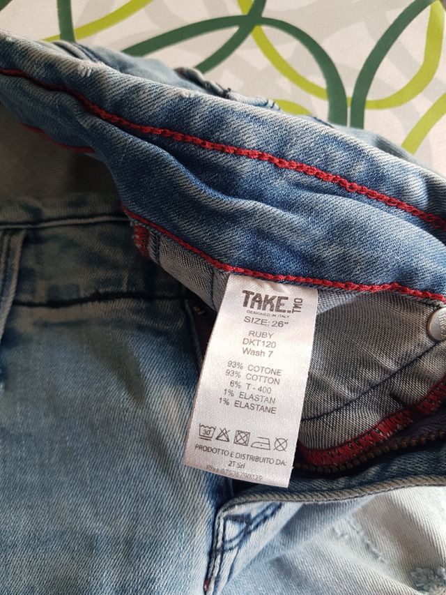 Jeans skinny ragazza, blu.