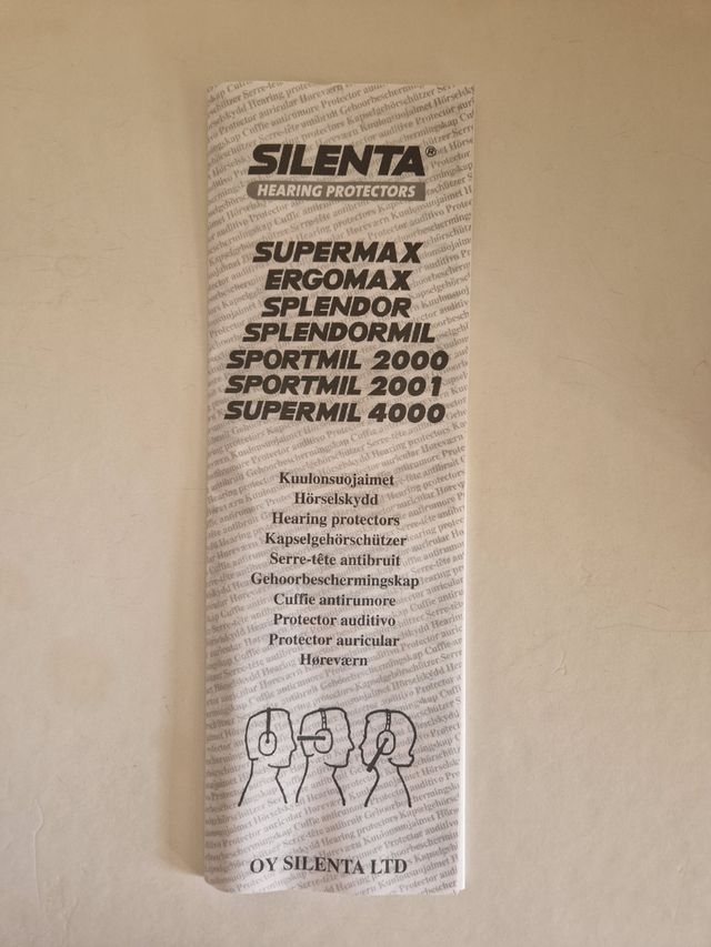 Cascos protector auditivo Silenta Ergomax 33 dB