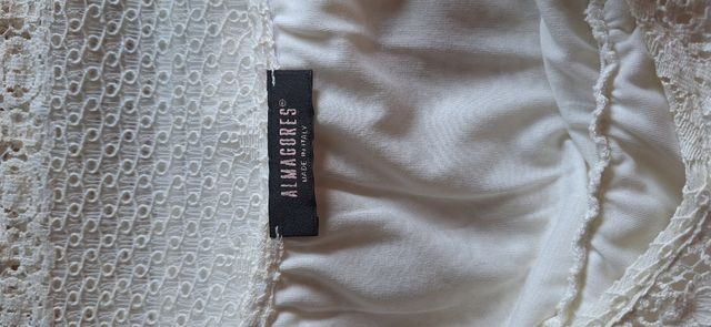 Vestito pizzo bianco estivo