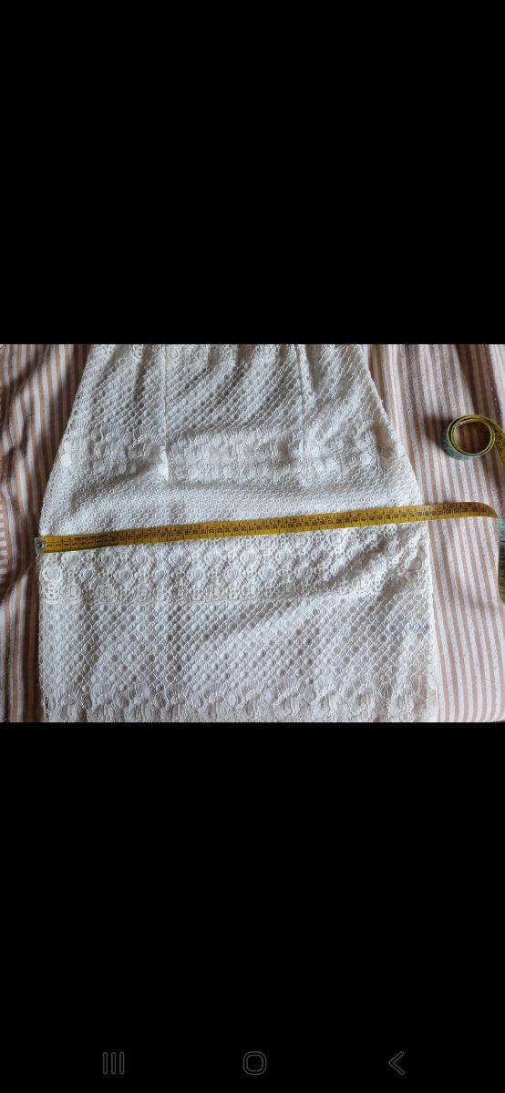 Vestito pizzo bianco estivo