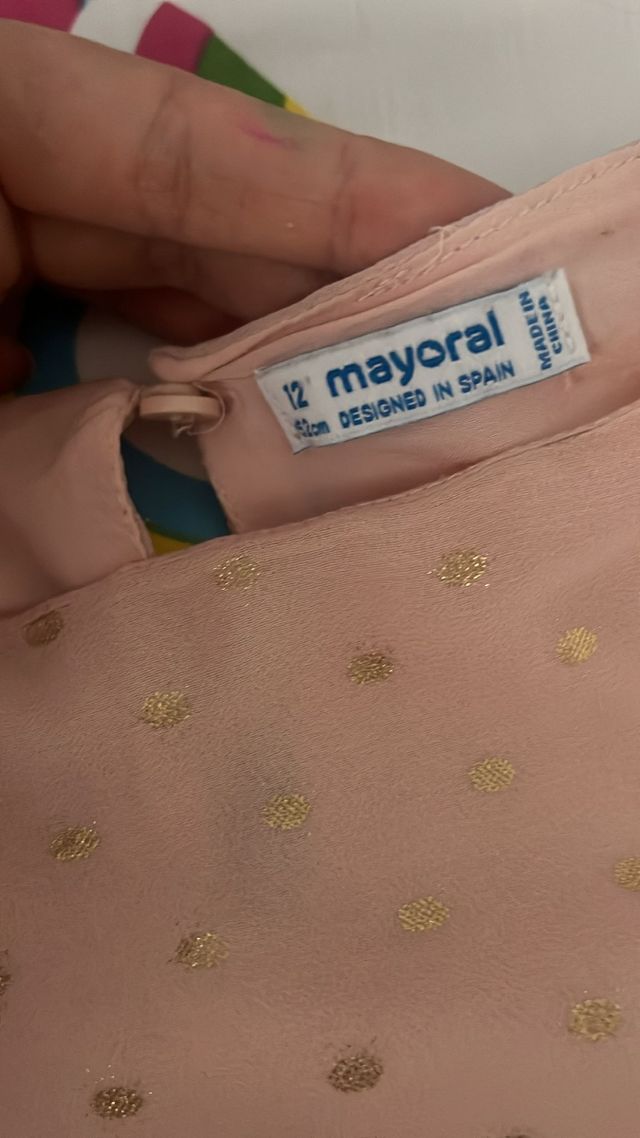 Blusa vestir niña Mayoral - Talla 12