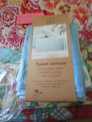 LENZUOLA MATRIMONIALI PURO COTONE NUOVE