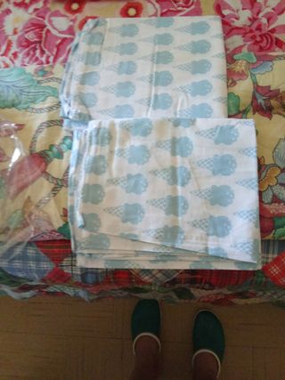 LENZUOLA MATRIMONIALI PURO COTONE NUOVE