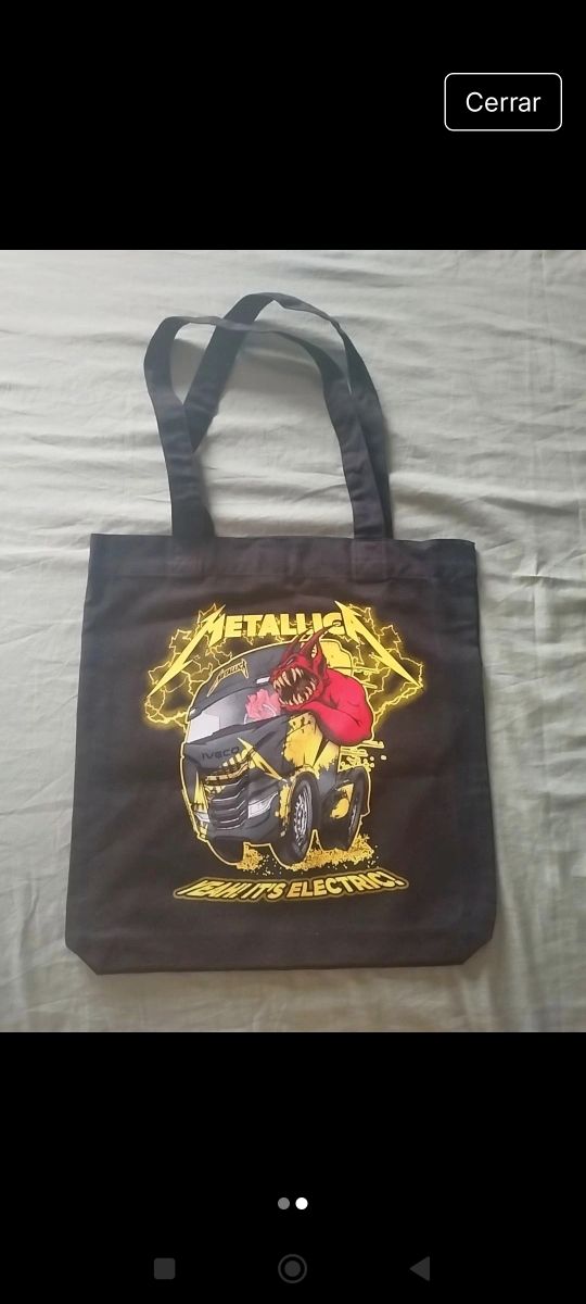 Tote bag Metallica - a estrenar