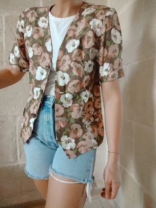 Blazer fiori vintage 