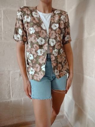 Blazer fiori vintage 