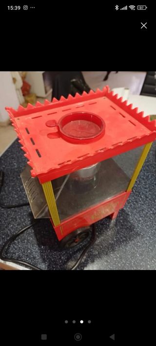 Palomitera roja vintage