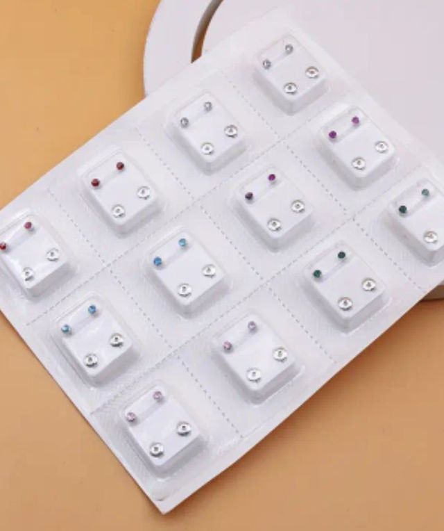 Pendientes con perforación.