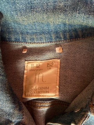 Chaqueta vaquera niña 11-12 años
