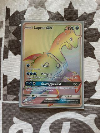 Carte Pokemon GX - Lapras, Primarina, Carbink