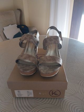 Sandalias Kylie Craf Shoes tacón 37