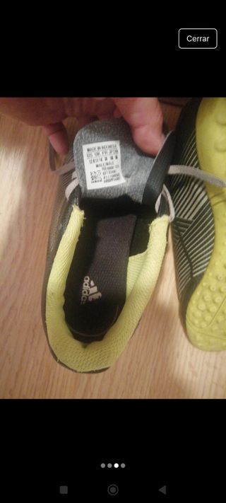 Botas fútbol Adidas niño talla 30