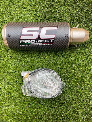 Tubo escape SC Project carbono