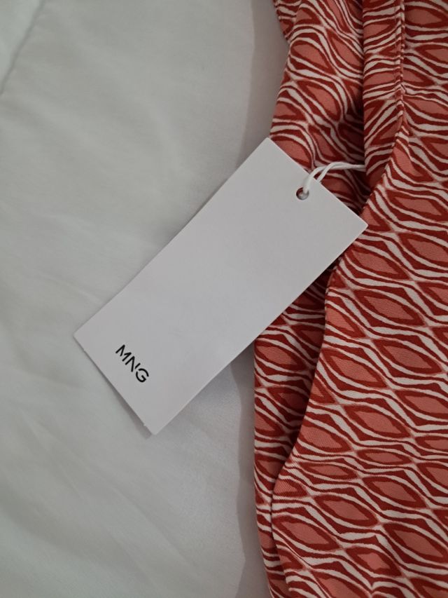 Mono MANGO asimétrico XL - Rojo blanco