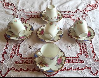 Servizio caffè antico 5 tazzine