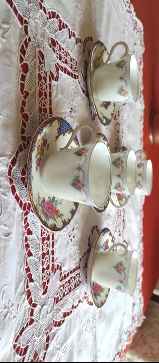 Servizio caffè antico 5 tazzine