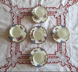 Servizio caffè antico 5 tazzine