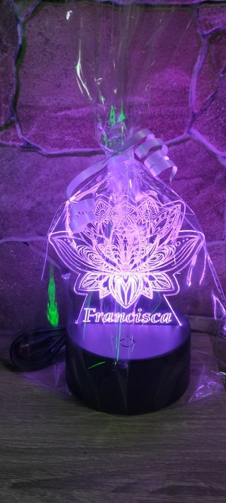 Lámpara LED Lotus - Regalo personalizado