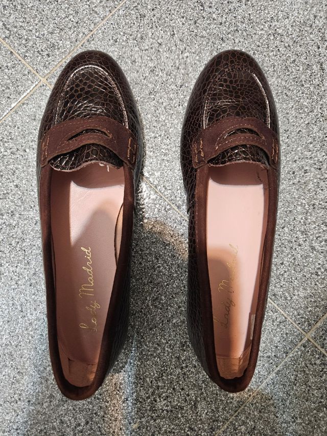 Mocasines Lady Madrid marrones