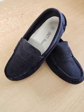Zapatos náuticos niño UNIT azul marino 
