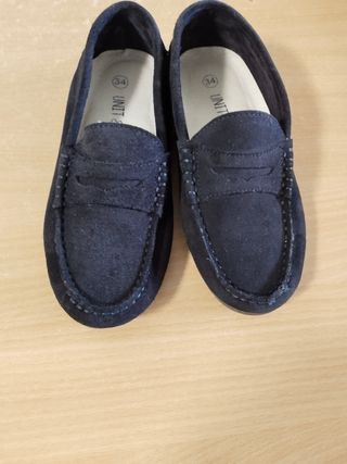 Zapatos náuticos niño UNIT azul marino 

